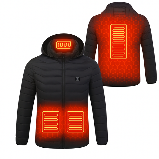 ArcticComfort™ 21-Zone Heated Jacket — Intelligent Warmth. Effortless Style.