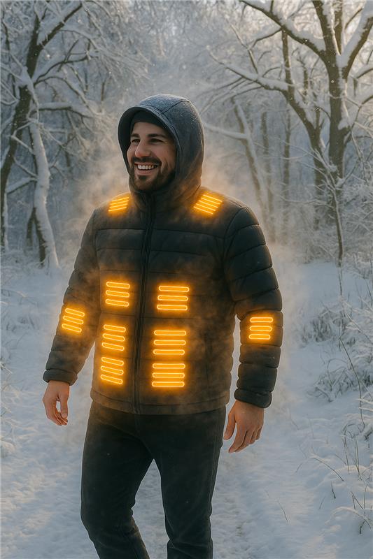 ArcticComfort™ 21-Zone Heated Jacket — Intelligent Warmth. Effortless Style.